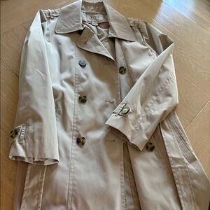 London fog trench coat size L